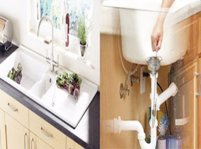 th&ocirc;ng nghẹt bồn rửa ch&eacute;n tại nh&agrave;