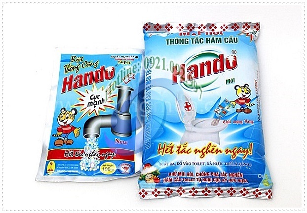 Th&ocirc;ng tắc bồn cầu bằng c&aacute;c loại bột th&ocirc;ng bồn cầu nghẹt