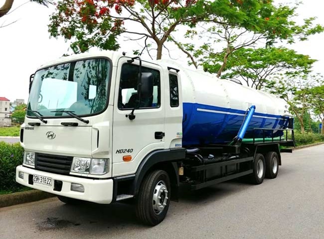 Dịch vụ cho thuê xe bồn chở bùn vi sinh quận 6 Thuận Phát